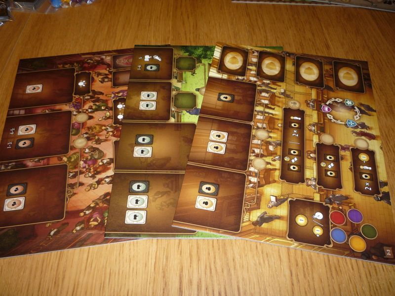 Les plateaux "Société", "Election" et "Possession"