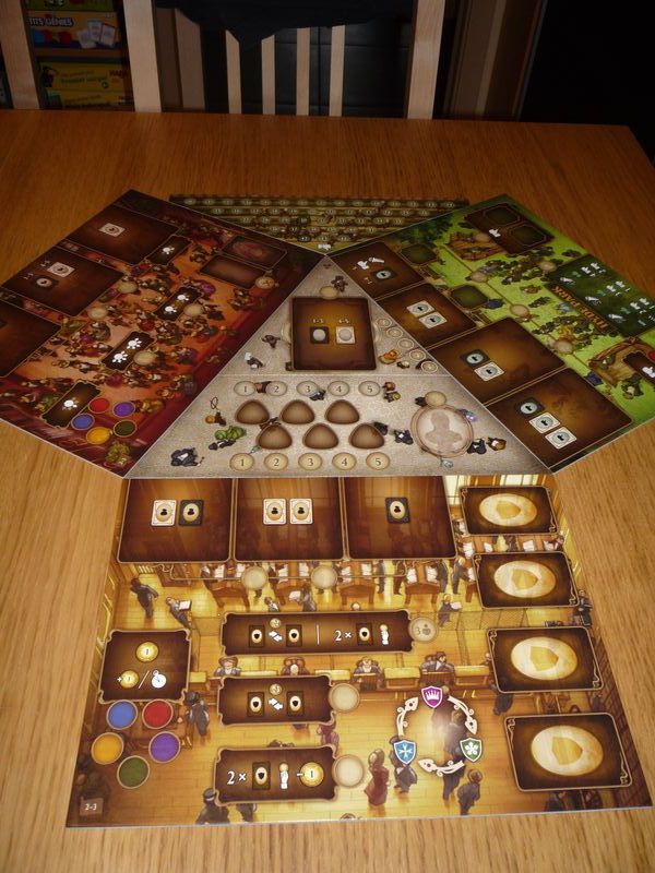 Le plateau de jeu reconstitué