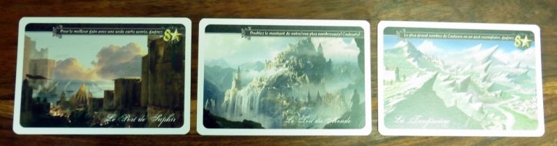 Le cartes sans famille au nombre de 3.