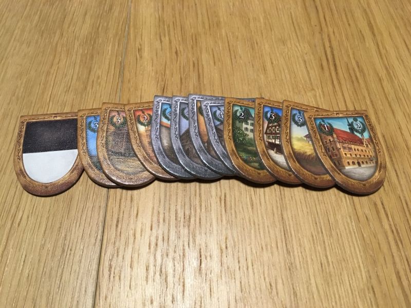 Les blasons de la ville