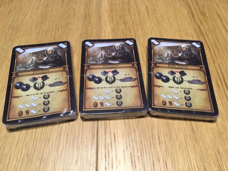 Les paquets de cartes