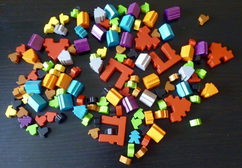 Les 127 pions du jeu...