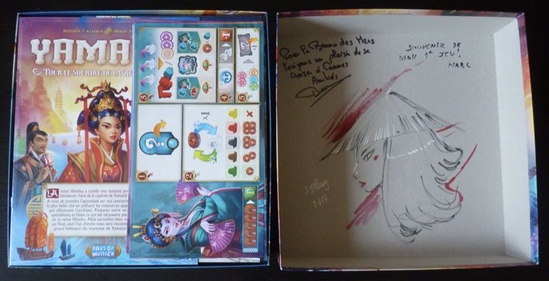 Attention, Days Of Wonder ne fournit pas les dédicaces dans les boites du jeu !!!