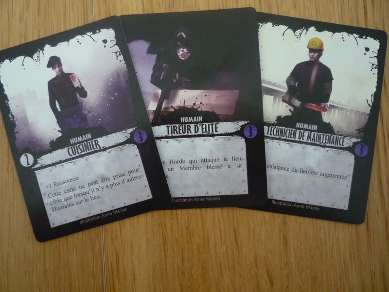 Les cartes "Humain"