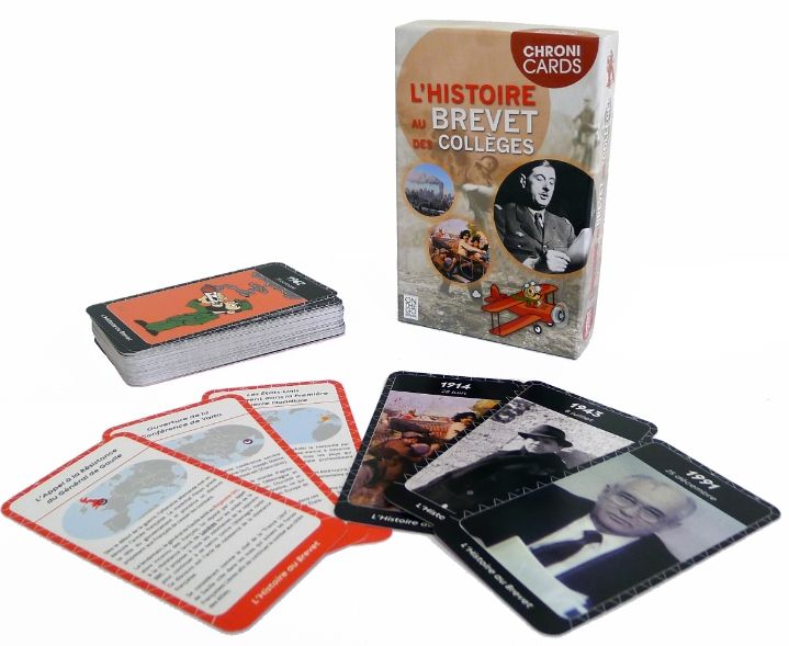 Chronicards - l'histoire au brevet des collèges