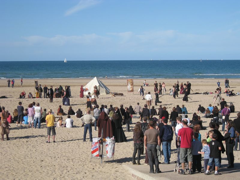 A Merville-Franceville-Plage, il y a une plage