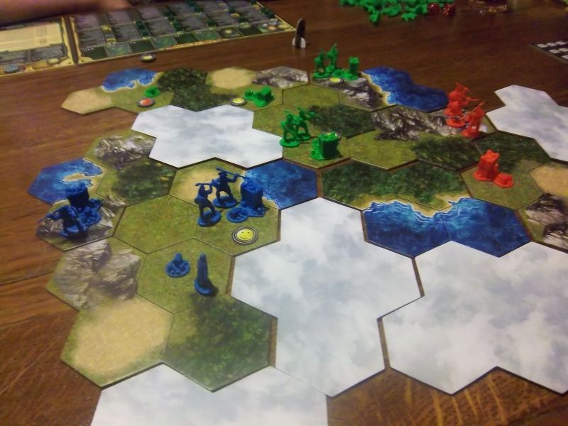 Les positions sont maintenant bien établies, et j'ai demandé aux barbares de partir, ce qu'ils ont fait sans trop discuter.