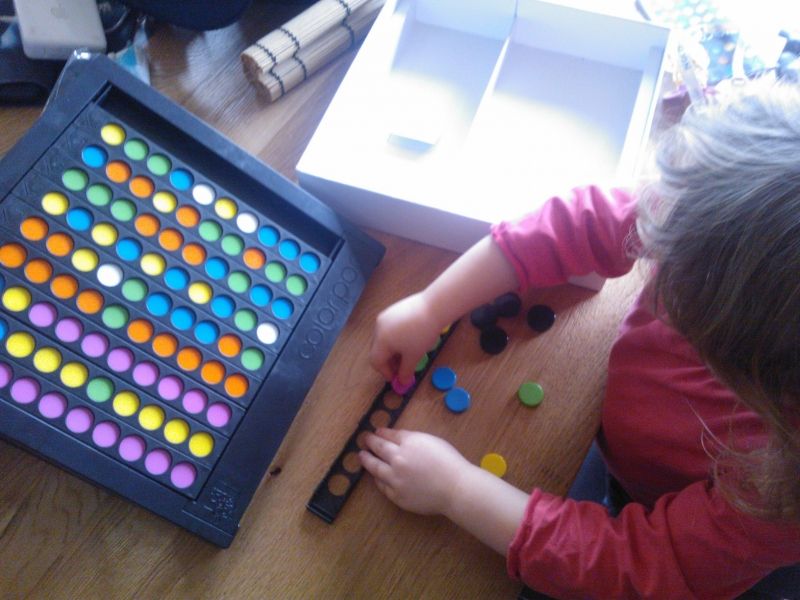 Je remplie les petites règlettes, c'est chouette