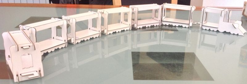 Le train commence à prendre forme