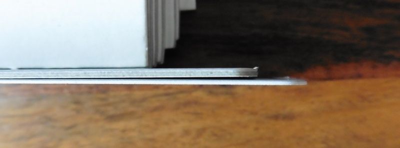 Mais l'épaisseur de la VF n'a rien à voir : 2 fois plus épais !!!