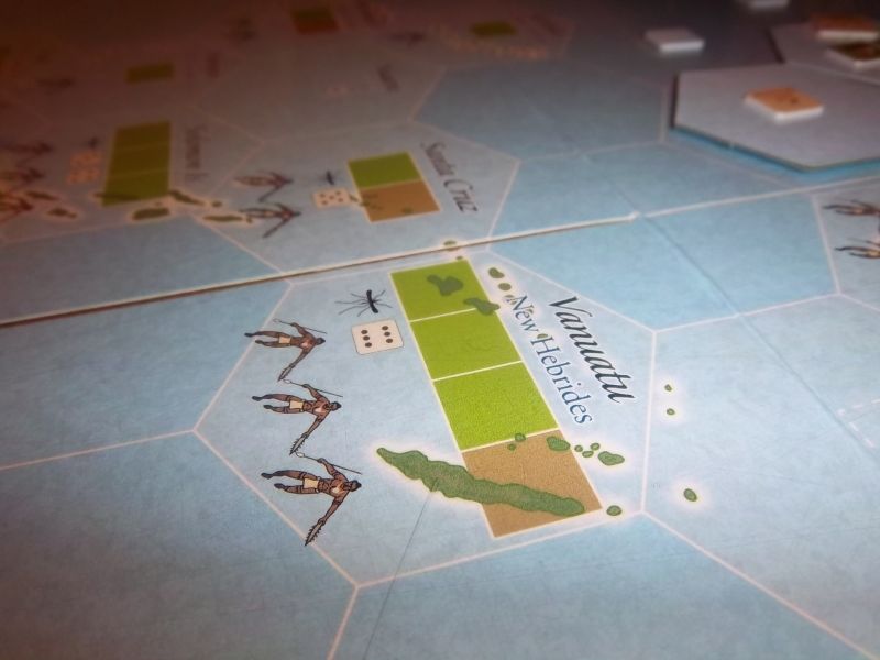 Une île qui parlera à certains : elle est bien défendue mais surtout il y a des moustiques et donc des risques de Malaria.