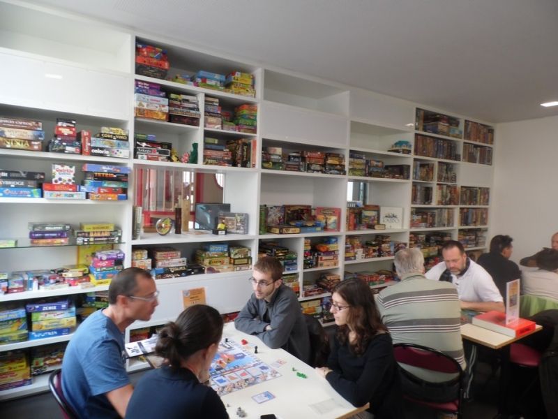 Une partie des jeux disponibles par la ludothèque...