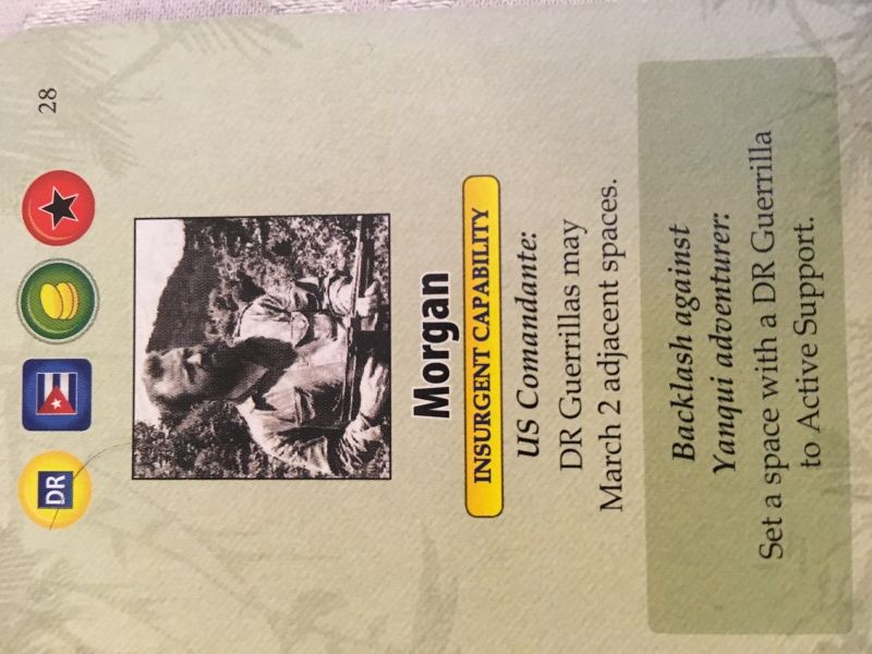 el comandate yanqui Morgan