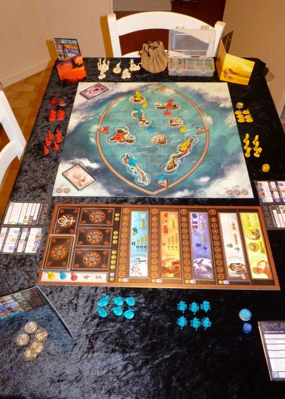 Installation du matériel pour 3 joueurs