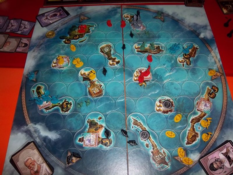 Belle présence des jaunes, mais ce sont les noirs qui gagnent grace à un trésor plus conséquent...