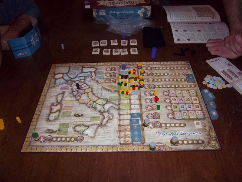 Le plateau avant d'entamer la partie...