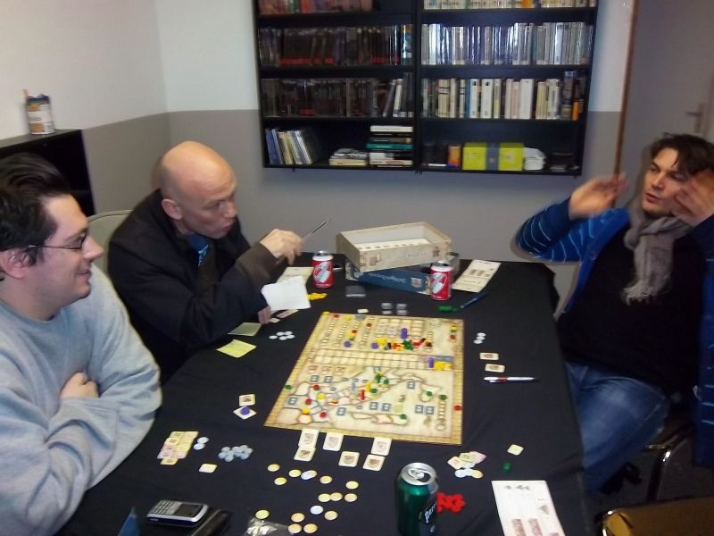 Discussion animée en fin de partie : on Rrrrrrefait le match ! 