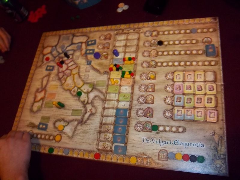 Le plateau au 4ième tour...