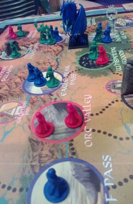 Un point chaud de la carte