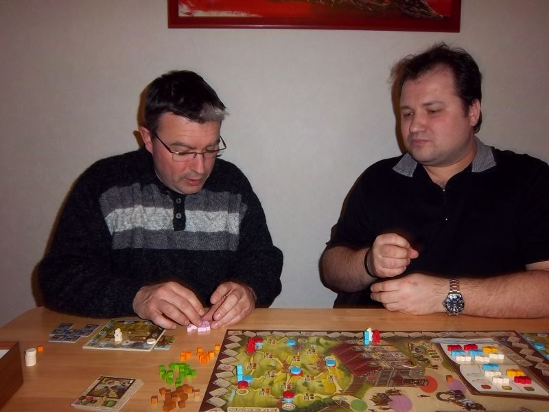 Le débat de fin de partie sur l'importance du marché...animé, mais correct. Et puis j'ai calmé les choses avec quelques bonbons Haribo
