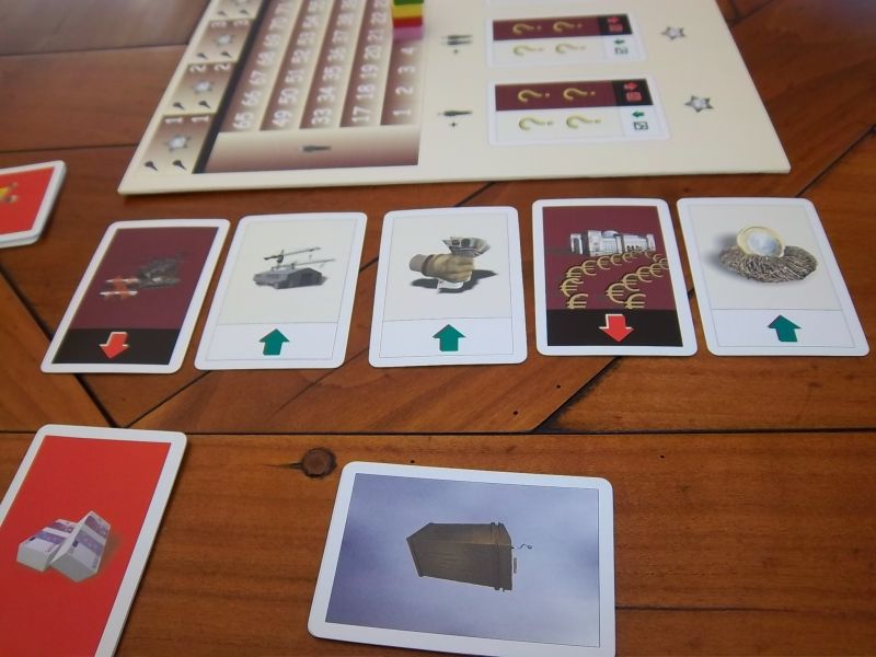 Une avant-dernière photo pour vous montrer mon programme de début de partie...