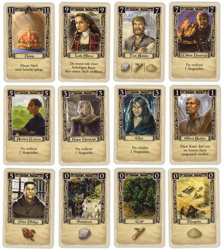 Die Säulen der Erde - das Kartenspiel