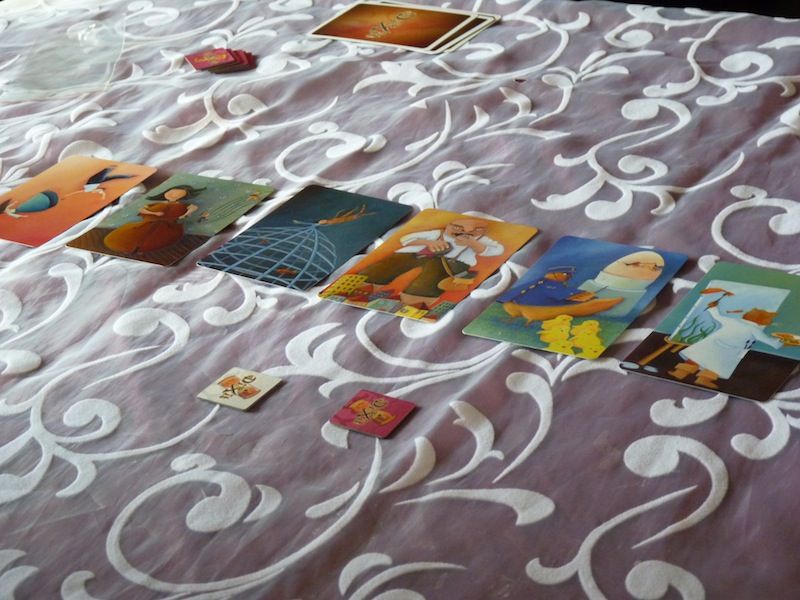 la phrase ici était "hausser le ton", la bonne carte était la "2"