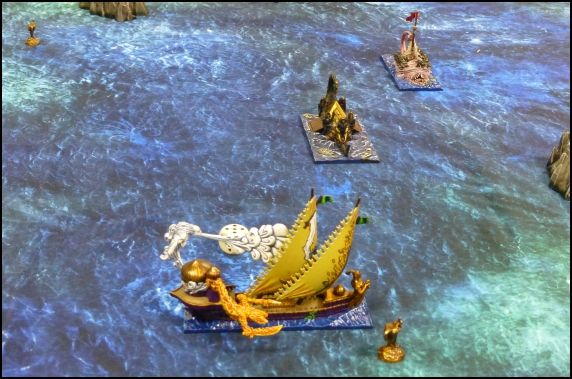 Le Flamboyant tente d'intercepter la Malédiction de Zandri et le Skabrus