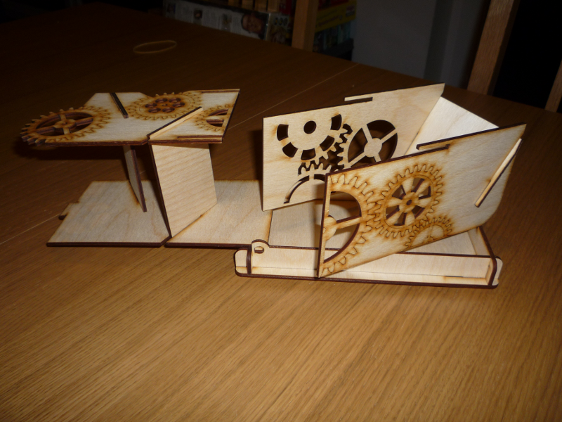 La tour en cour de montage