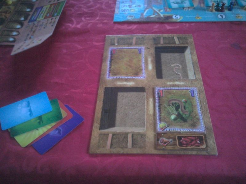 Après le 1er tour, ma monstrerie est désespérément vide. J'ai au moins préparé l'avenir avec une nouvelle cage et une amélioration