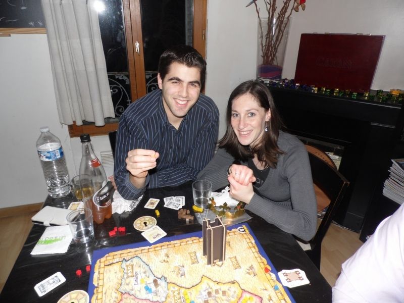 Le couple finira à la seconde place...