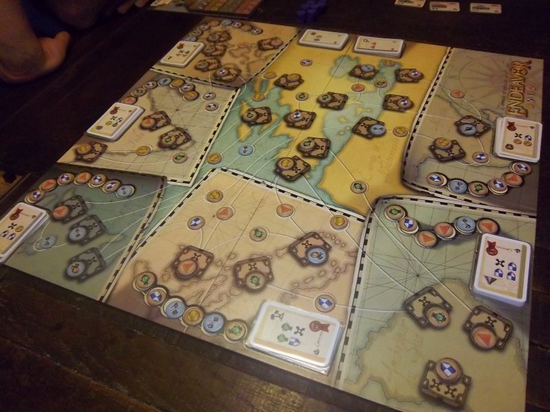 La mise en place de départ...