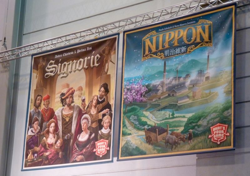 What's Your Game affiche en grand Signorie et Nippon