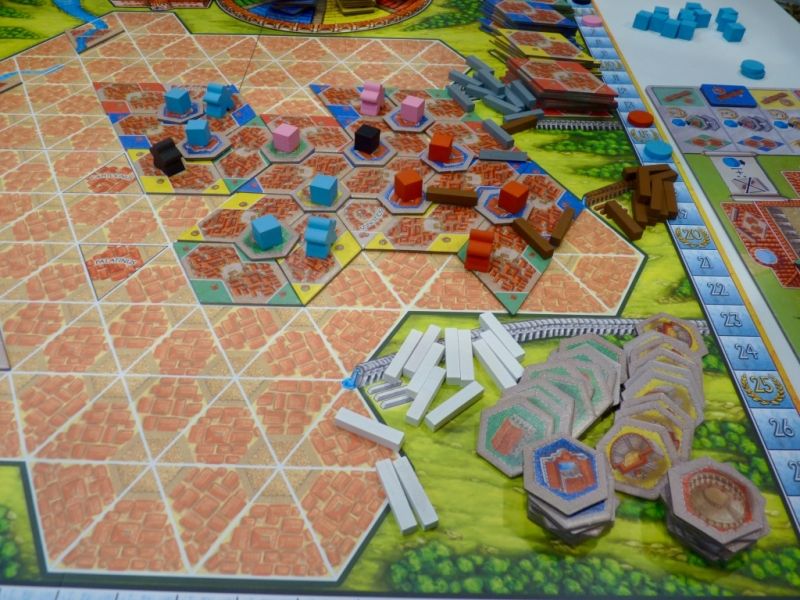 Le matériel de Rome : City of Marble chez R&R Games