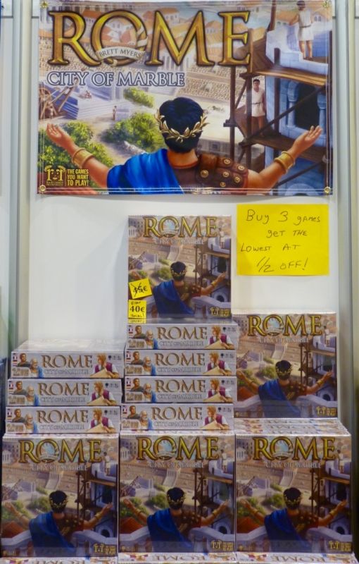 Super promo sur les jeux R&R Games et notamment Rome : City of Marble