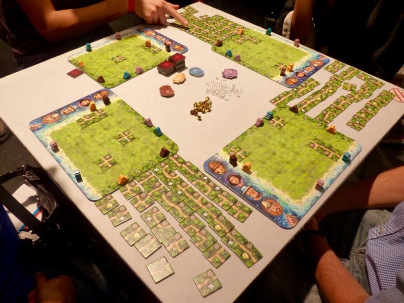 Les plateaux individuels des explorateurs de Karuba