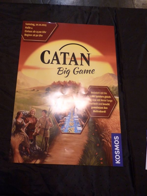 L'affiche du tournoi qui occupe tout le Hall 4