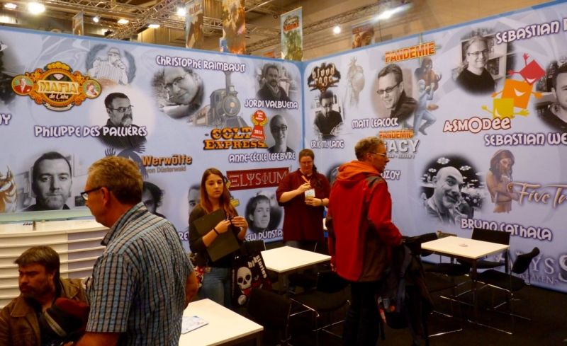 On reconnait pas mal de monde : normal ce sont en majorité des auteurs français ! 