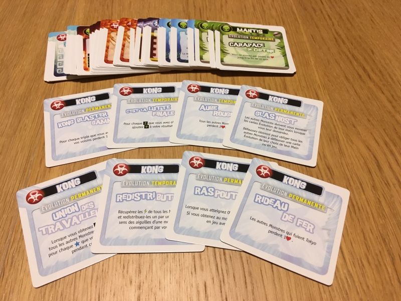 Les cartes "Evolution" pour King of Tokyo
