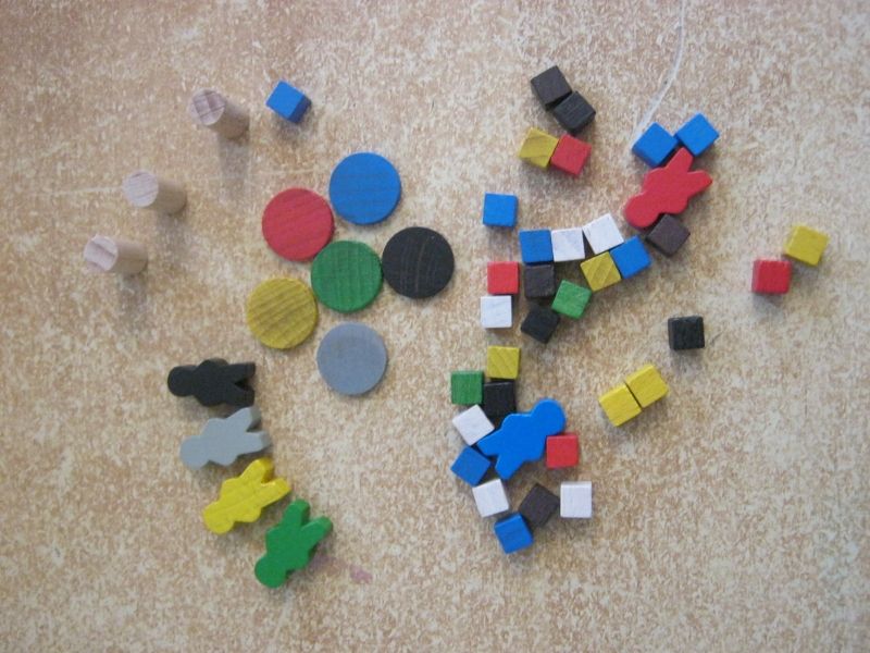 Plein de pions pour plusieurs utilisations