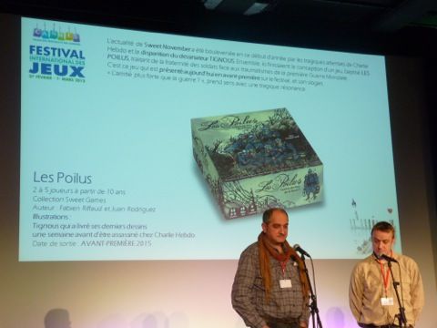 Juan Rodriguez et Fabien Riffaud pour "les poilus" chez Sweet November