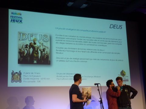 Sébastien Dujardin pour "Deus" chez Pearl games
