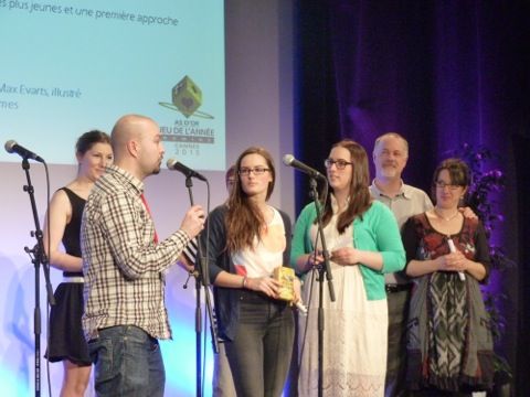 Miranda, Madeleine, Denise et Max Evarts pour leur premier séjour en France 