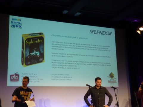 Marc André pour " Splendor" chez Space Cowboys