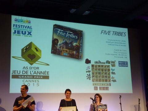 FIVES TRIBES de Bruno Cathala chez Days Of Wonder