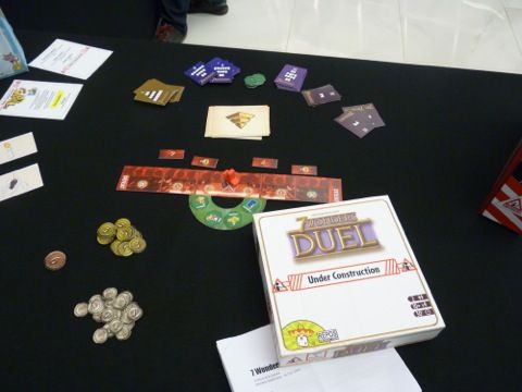 7 Wonders Duel de Antoine Bauza et Bruno Cathala la version 2 joueurs à paraître chez Repos Prod