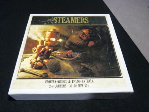 Steam Dreams (ex Steamers) titre encore modifiable le prochain Florian Siriex et Bruno Cathala à paraître chez Bombyx