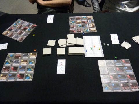 vue finale de la partie après 30 minutes de jeu