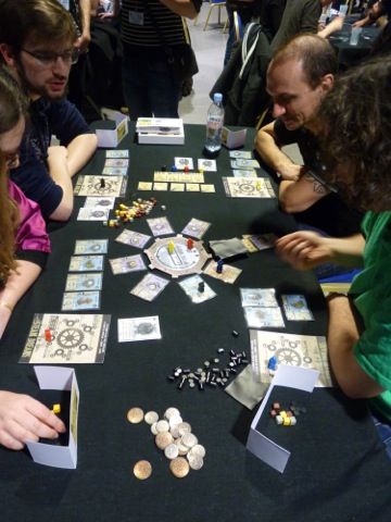 Et sur nos conseils, nos amis de la ludothèque l'île aux trésors, enchaîne une partie de Steam Dreams