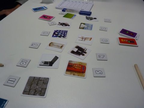 les tuiles à associer par paires